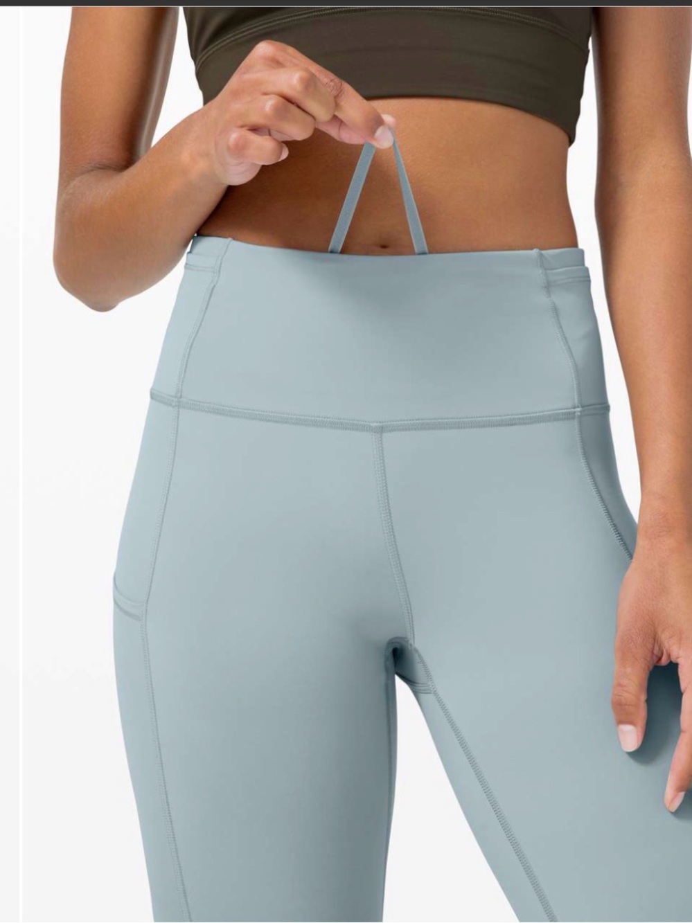 Lululemon Fast And Free Short 10" *Non-Reflective Blue Cast Size 10 - Picture 5 of 13
